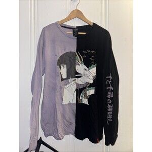 VTG Studio Ghibli Spirited Away Haku Long-Sleeve T-Shirt Adult Size Large RARE